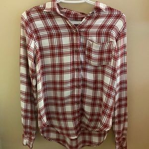 Red & White Plaid Shirt